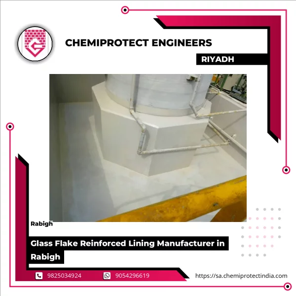 Glass Flake Reinforced Lining Applied On Industrial Tank Surface
