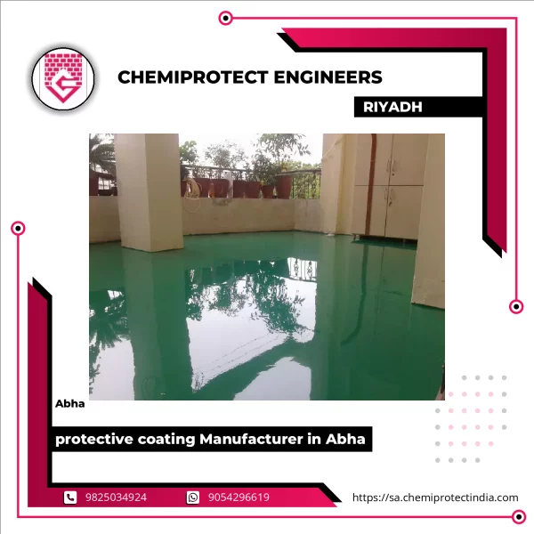 Industrial Protective Coating Application On Concrete Floor In Factory