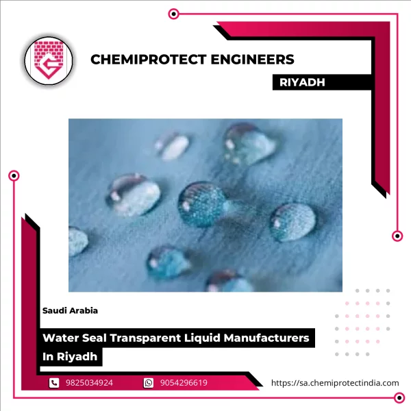 Water Seal Transparent Liquid Manufacturers In Riyadh