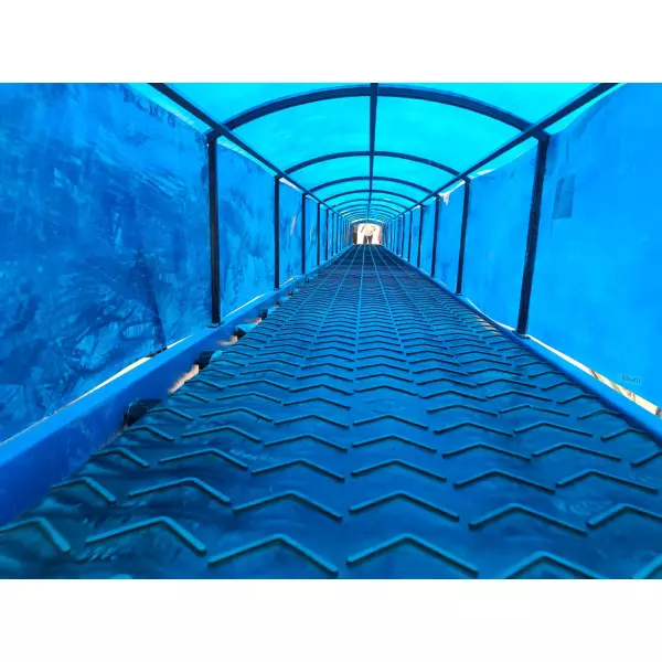 Inclined Clited Belt Conveyor