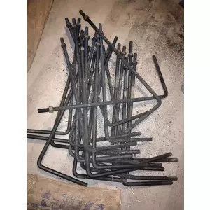 28mm L Shape Mild Steel Foundation Bolt