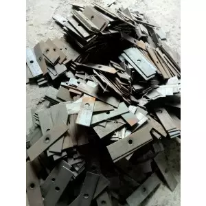 Mild Steel Foundation Plate With Bolt Holes Used In Construction