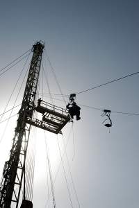 Derrickman Escape Device For Oil Rigs