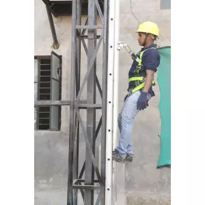 Vertical Fall Arrest System Rigid Rail Guardall In Ajman