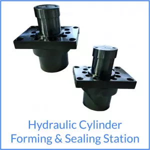 Hydraulic Cylinder Forming & Sealing Station