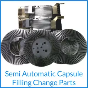 Semi Automatic Capsule Filling Change Parts