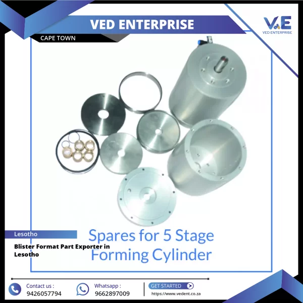 Close-up Of Metal Blister Format Part Used In Pharmaceutical Packaging Machinery