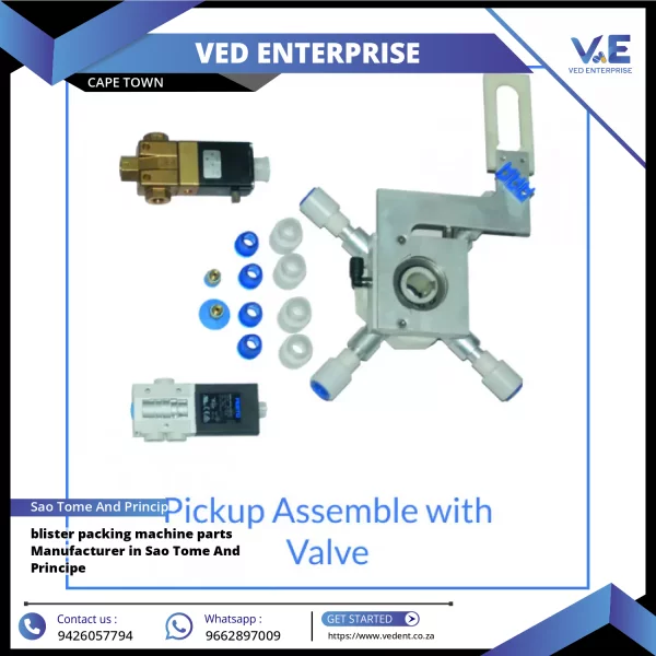 Spare Parts For Blister Packing Machines Arranged On Workshop Table