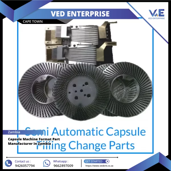 Capsule Machine Format Part Made Of Metal Used In Packaging Industry