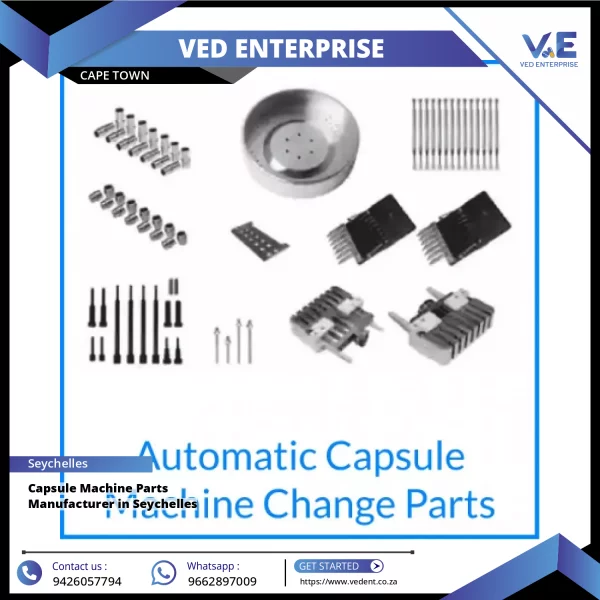 Close-up View Of Precision-engineered Capsule Machine Spare Parts