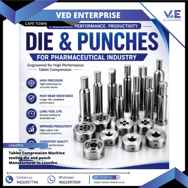Tablet Compression Machine Tooling Die And Punch Components