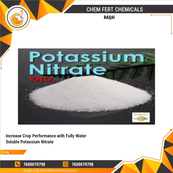 Increase Crop Performance With Fully Water Soluble Potassium Nitrate