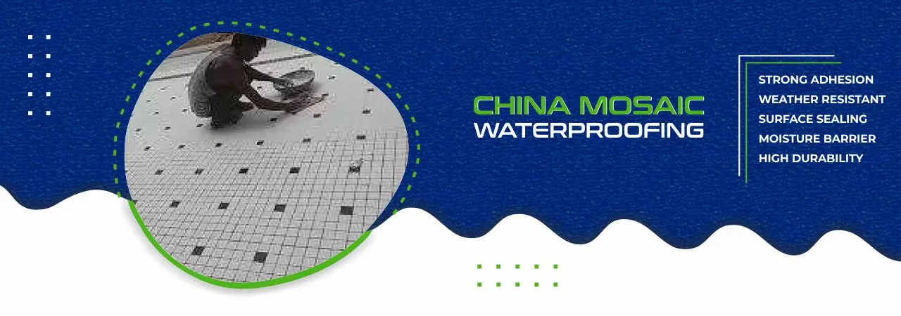 Epoxy-based china mosaic waterproofing for residential and commercial use