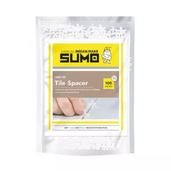 Plastic Tile Spacers Arranged For Use In Floor Tiling