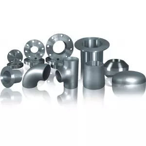 Mild Steel Pipe Fitting Showing Elbow Joint Connection