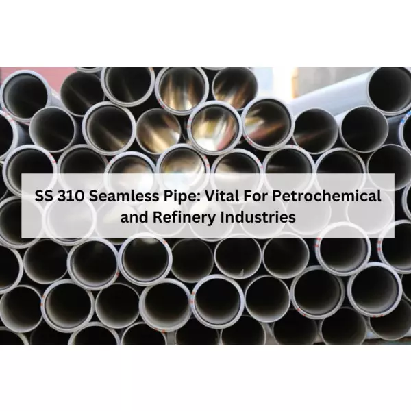 Close-up View Of Stainless Steel Seamless Pipes Stacked Neatly In Warehouse