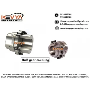 Close-up View Of Gear Coupling Showing Teeth Engagement Used In Power Transmission Systems