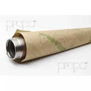 Brown VCI Paper Roll Showing Anti-Corrosion Wrapping Used In Industrial Metal Packaging