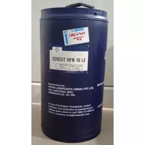 Container Of Deep Hole Drilling Oil Showing Label And Viscosity Specification