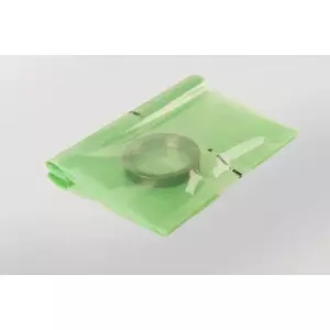Green VCI Bags Stacked For Industrial Metal Protection