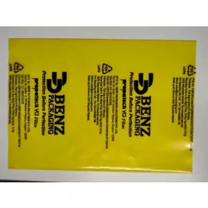 Yellow VCI Bag Used For Corrosion Protection Of Metal Parts