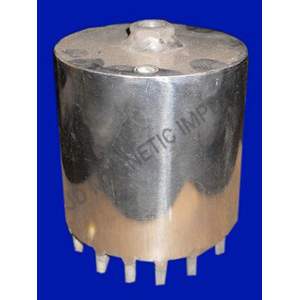 Bore Well Magnet Installed Inside Pipe Capturing Metal Particles