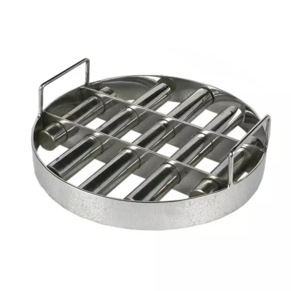 Magnetic Grill Installed In Industrial Setup Capturing Ferrous Metals