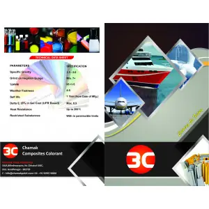 FRP Pigment Paste Golden Yellow,p O Red ,International Orange ,White Blue, Green