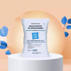 Coat Care White Cement Based Wall Putty Supplier In Ahmedabad