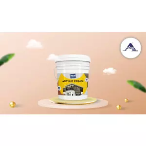 Wall Primer Application On Interior Plastered Surface