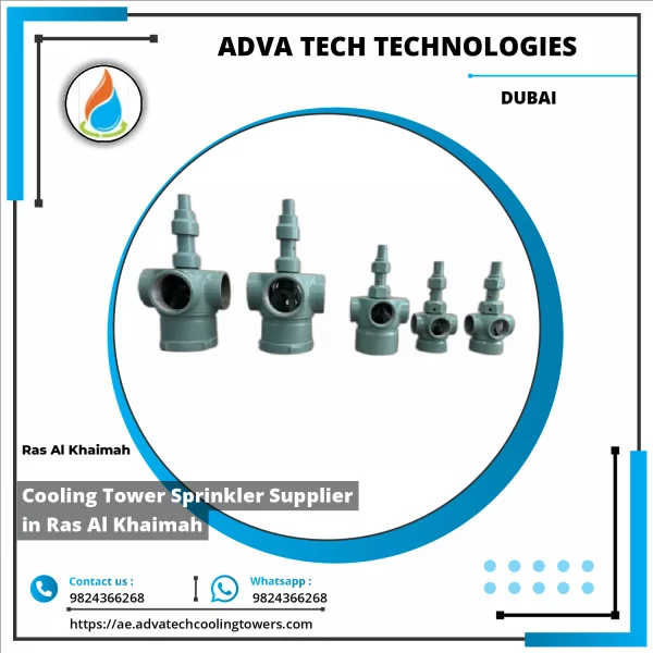Cooling Tower Sprinkler System Installed In An Industrial Facility