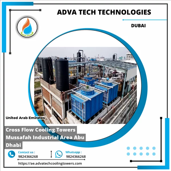 Cross Flow Cooling Towers Mussafah Industrial Area Abu Dhabi