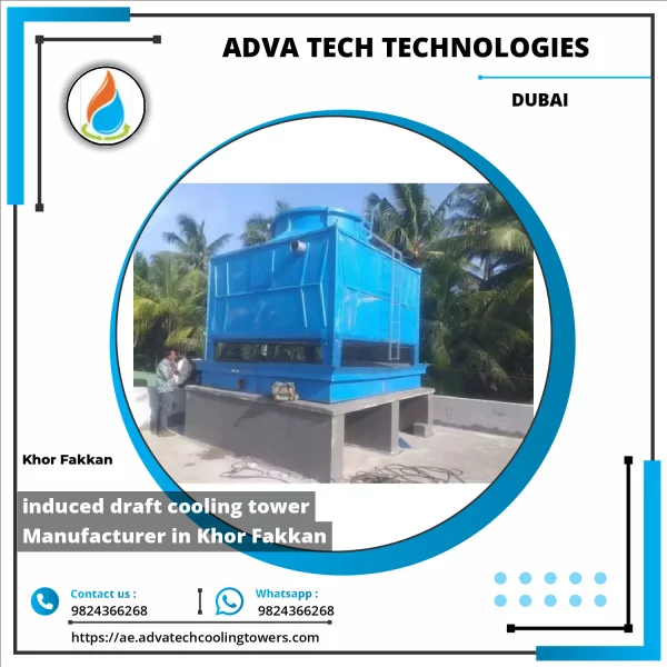 Induced Draft Cooling Tower Showing Water Distribution System