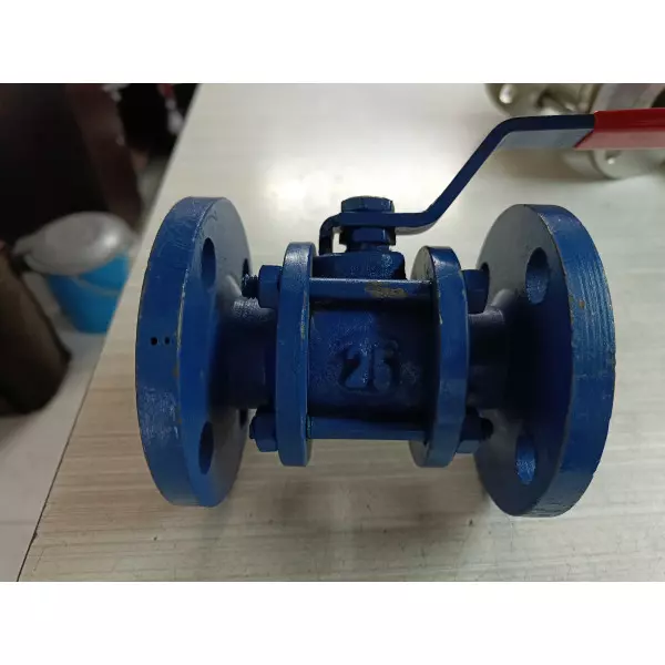 MS Three Piece Flanged End Ball Valve Supplier In Mumbai