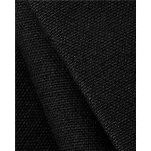 Black Glass Cloth Fabric Roll Showing Texture And Weave