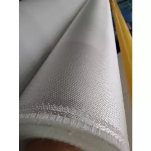 Rolls Of Loom State Fabric Stacked At Warehouse