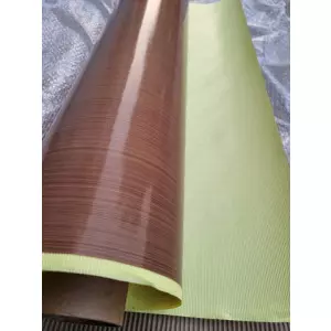 Close-up View Of PTFE Coated Fabric Texture Showing Smooth Surface And Weave Detail