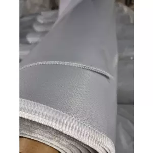 Silicone Coated Fiberglass Fabric Roll Showing Texture And Coating