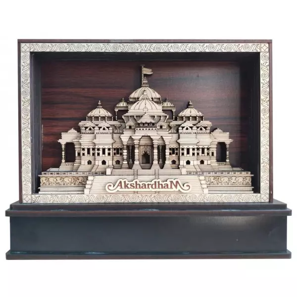 Akshardham Temple Memento Multi-layer MDF Showpiece