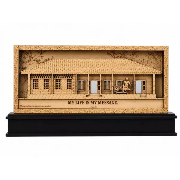 Gandhi Ashram Wooden Memento