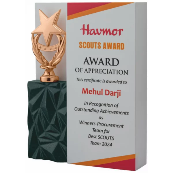 Giftcentre Award Trophy AMGC 95321 C