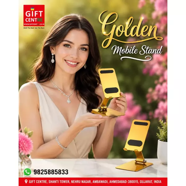 Golden Mobile Stand