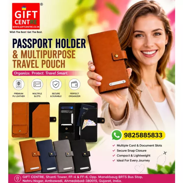 Passport Holder & Multipurpose Travel Pouch