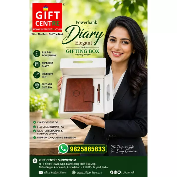 Powerbank Diary Elegant Gifting Box