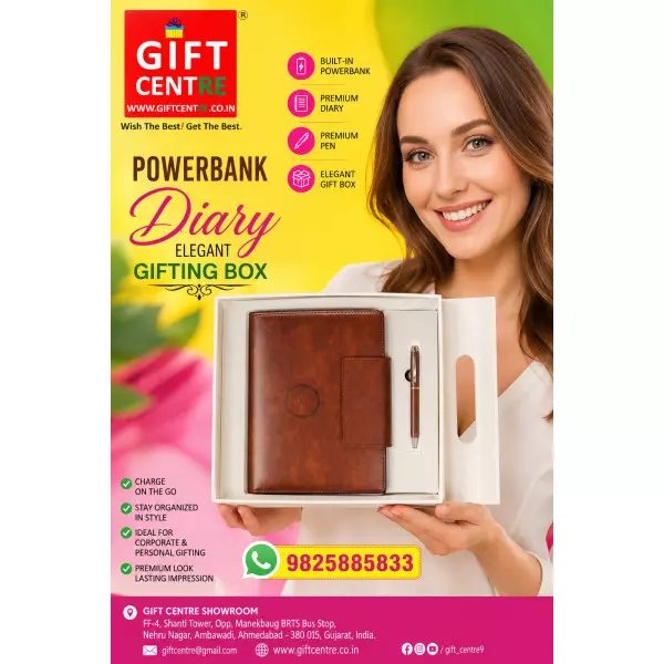 Powerbank Diary Elegant Gifting Box