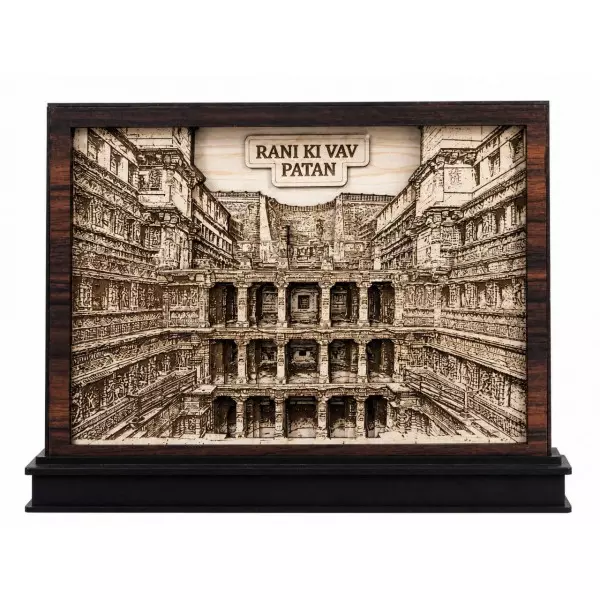 Rani Ki Vav Memento | Multi-layer MDF Showpiece