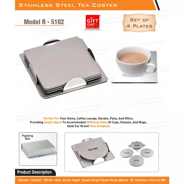Stainless Steel Tea Coster
