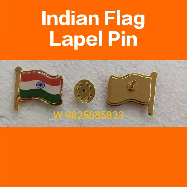Indian Flag Lapel Pin In Gandhinagar