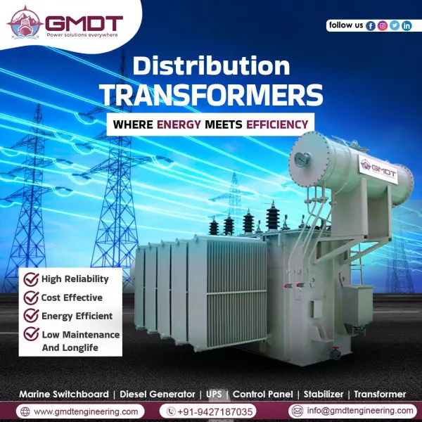 Industrial Distribution Transformer For Manufacturing Plants Ahmedabad