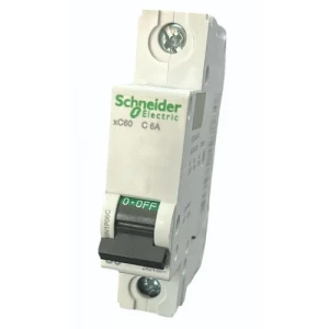 Schneider Miniature Circuit Breaker On Display